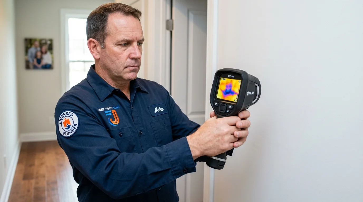Thermal imaging leak detection by Johns Plumbing LLC in Powder Springs